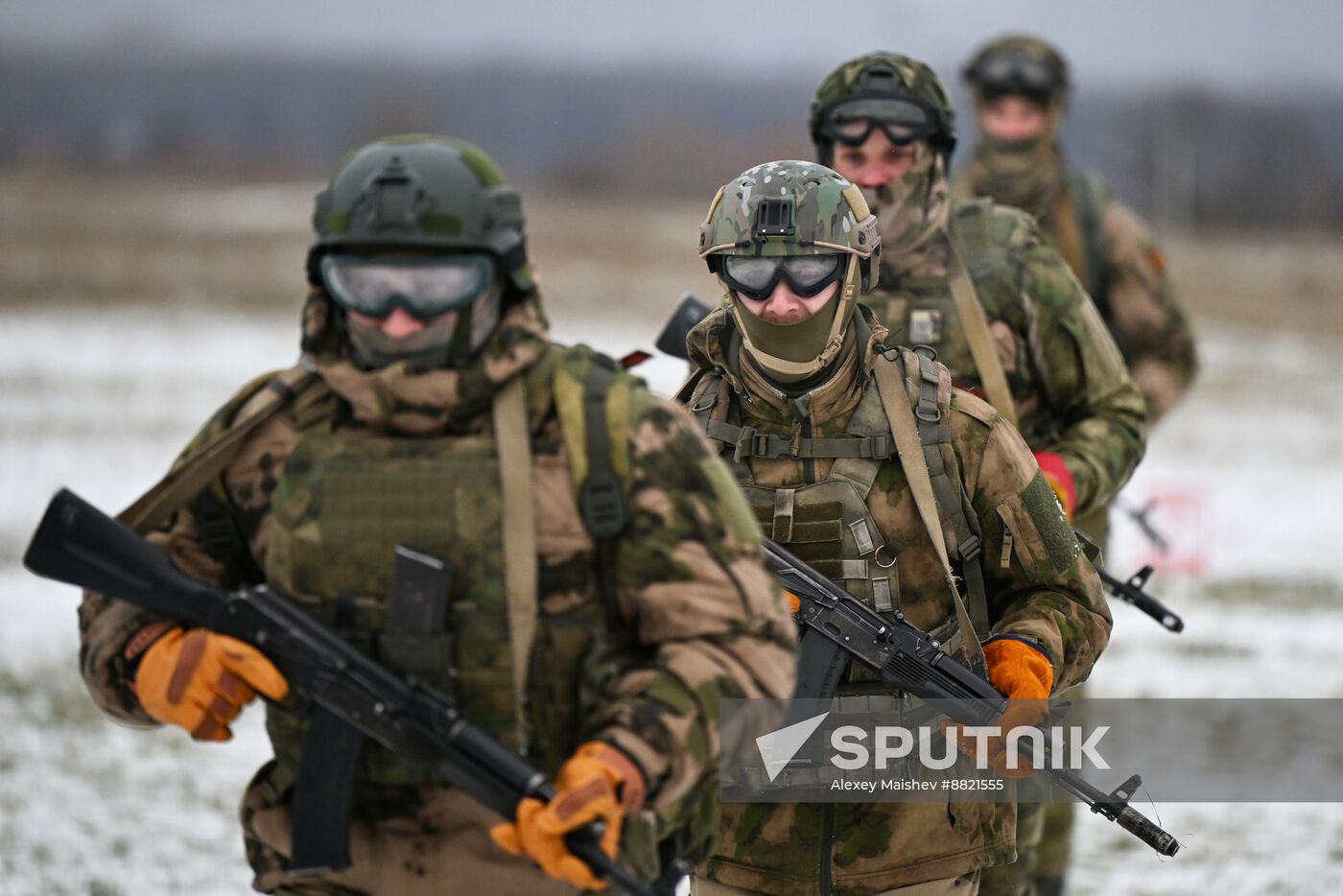 Russia National Guard Airborne Training