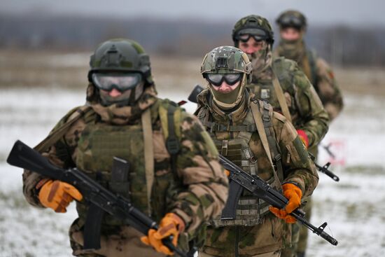 Russia National Guard Airborne Training