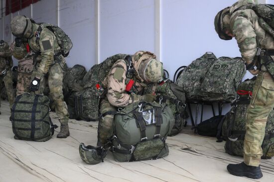 Russia National Guard Airborne Training