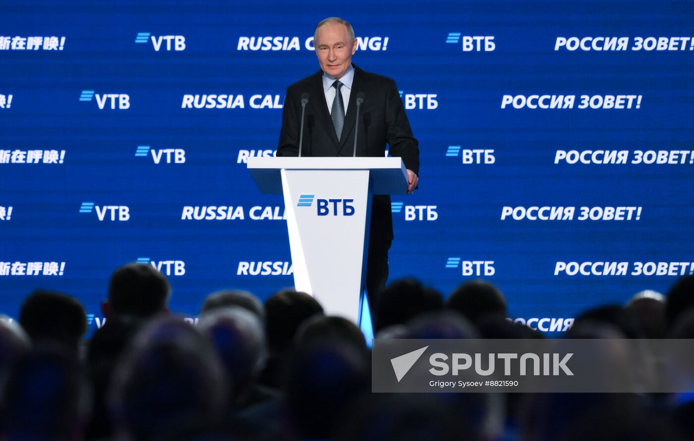 Russia Putin VTB Investment Forum