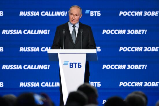 Russia Putin VTB Investment Forum