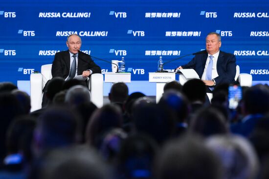 Russia Putin VTB Investment Forum