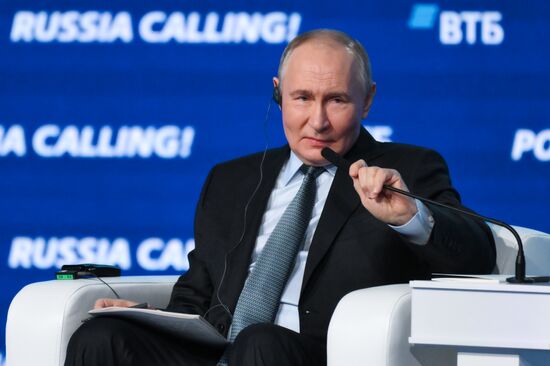 Russia Putin VTB Investment Forum