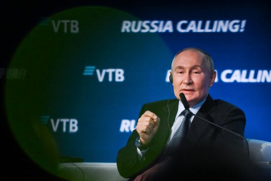 Russia Putin VTB Investment Forum