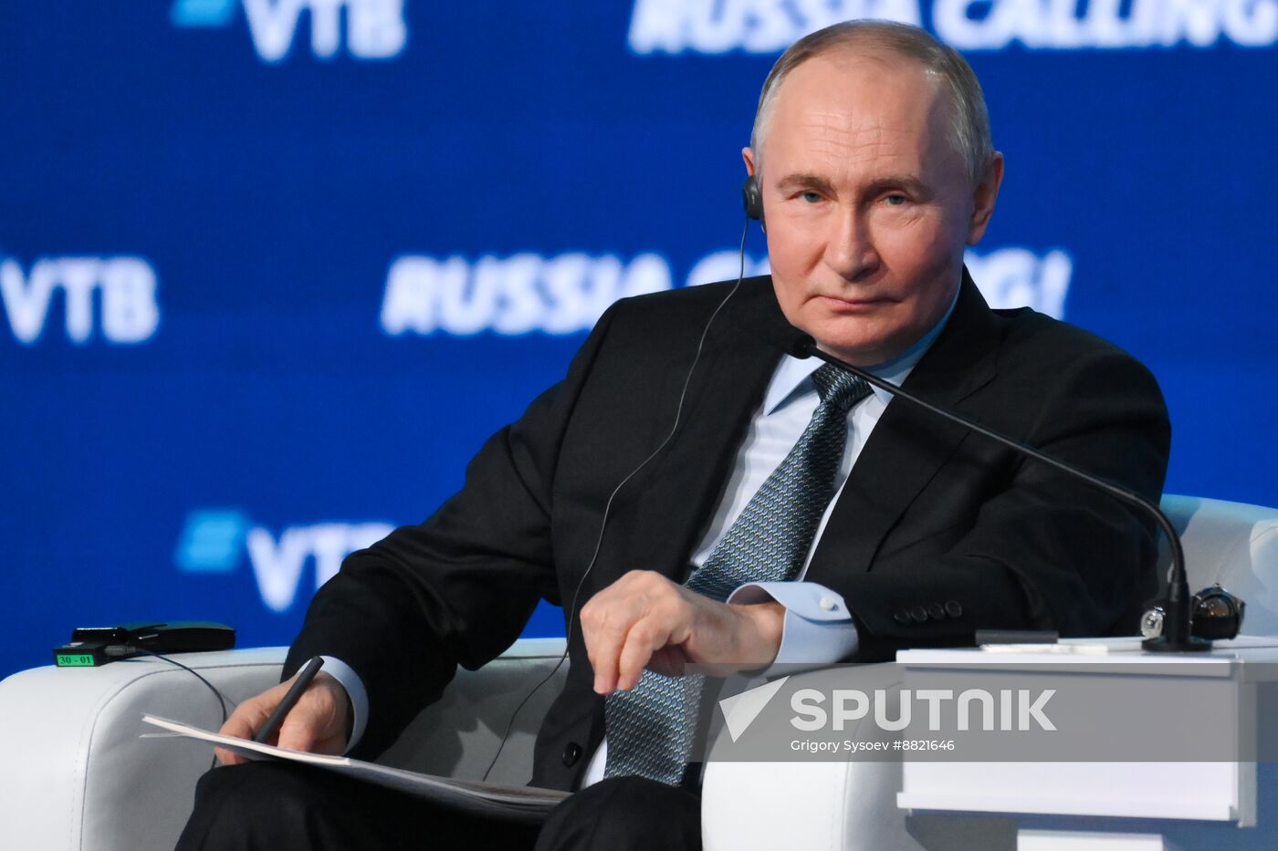 Russia Putin VTB Investment Forum