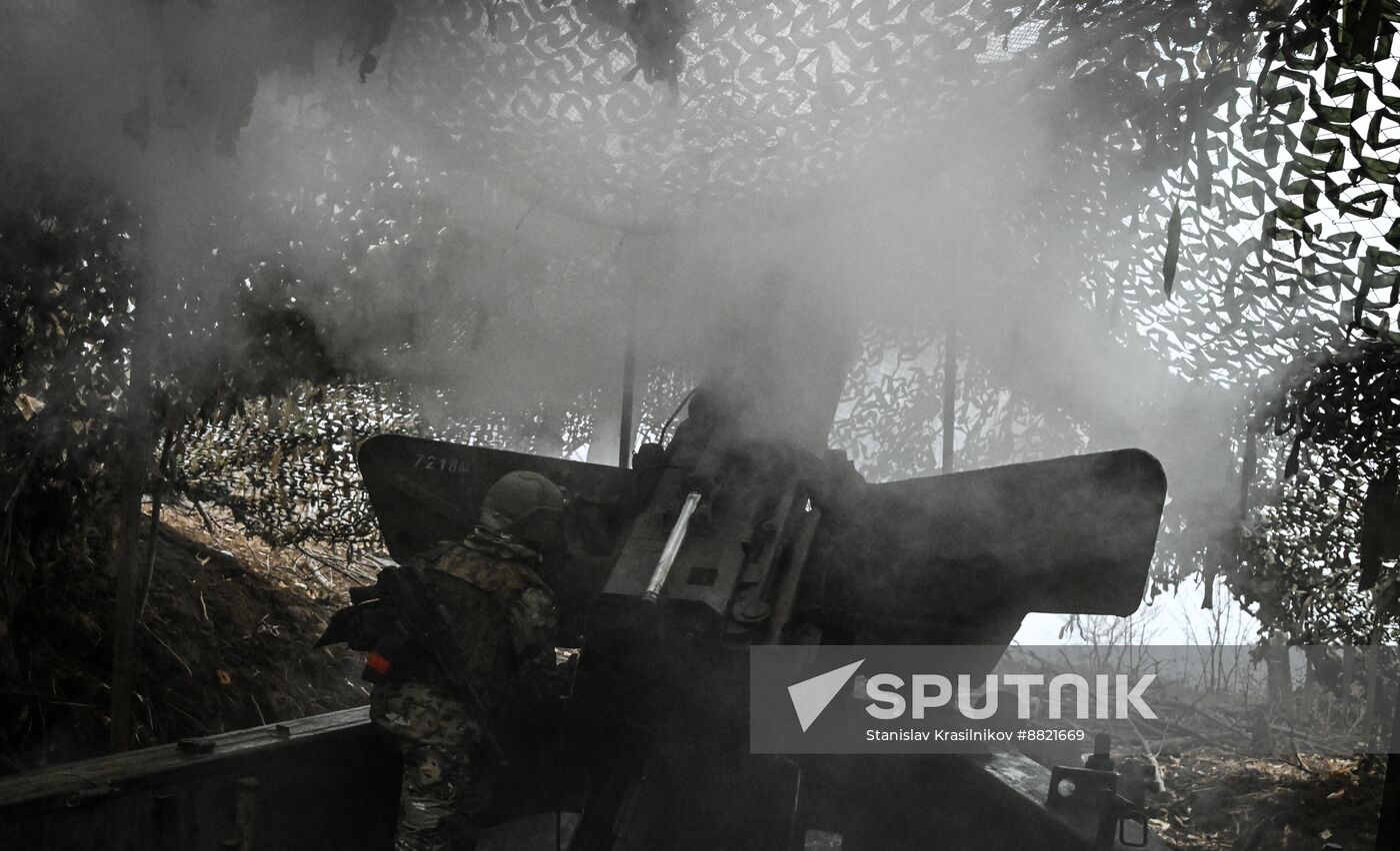 Russia Ukraine Military Operation Artillery Unit