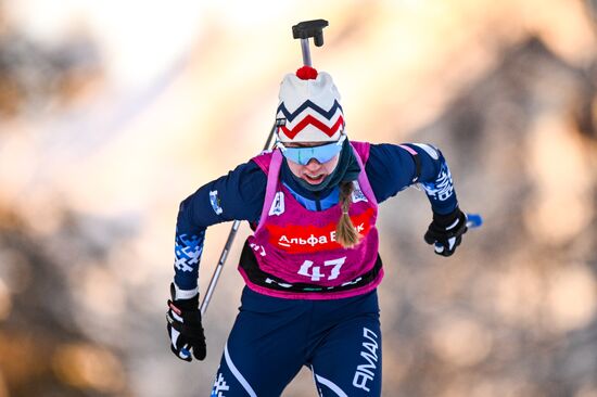 Russia Biathlon Cup Women Sprint