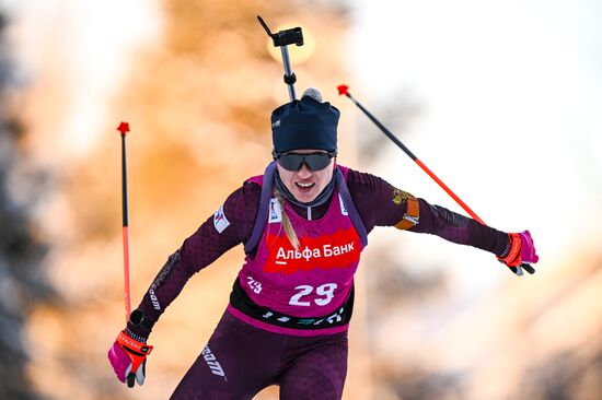 Russia Biathlon Cup Women Sprint