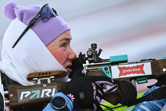 Russia Biathlon Cup Women Sprint