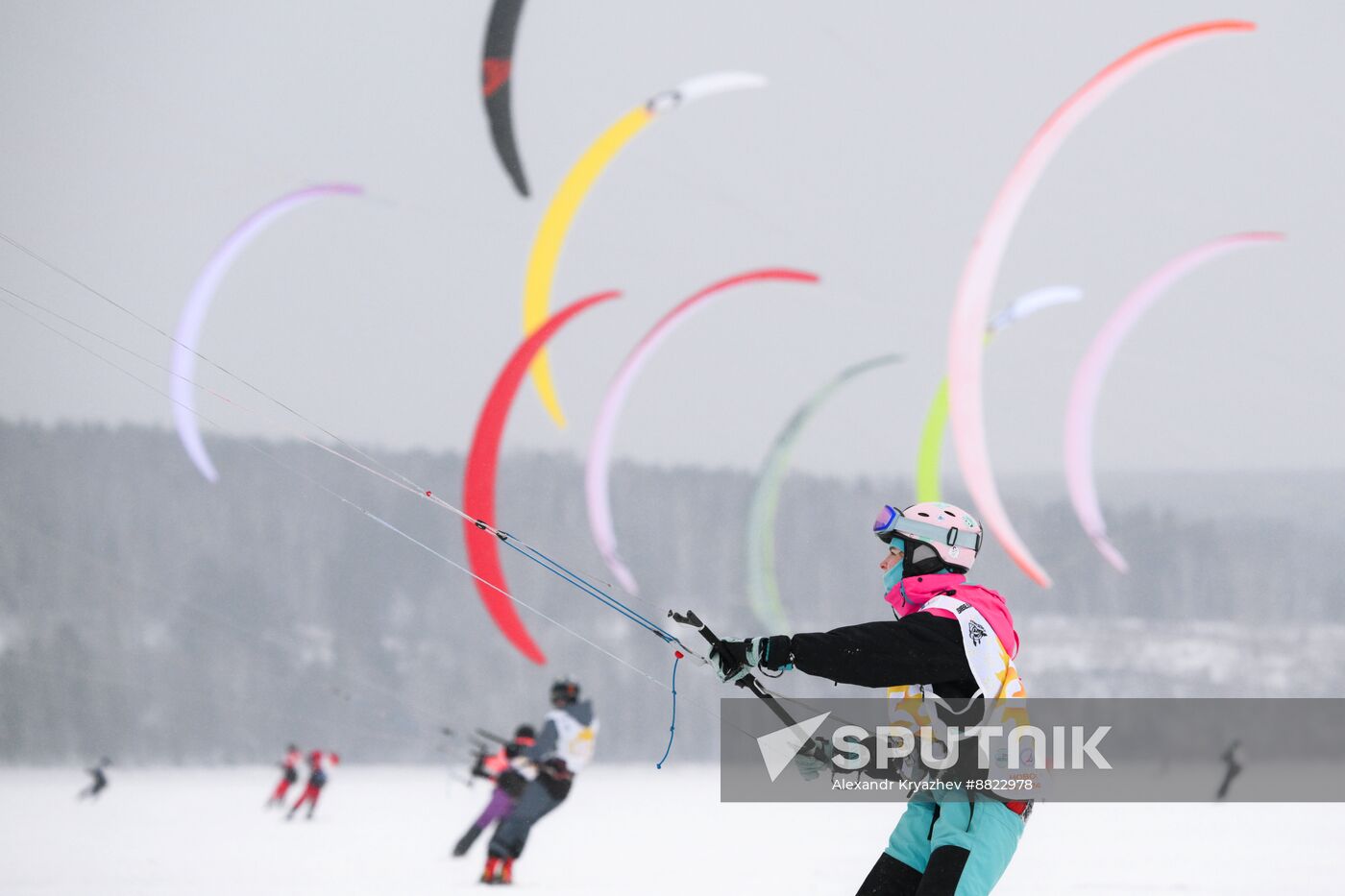 Russia Snowkiting