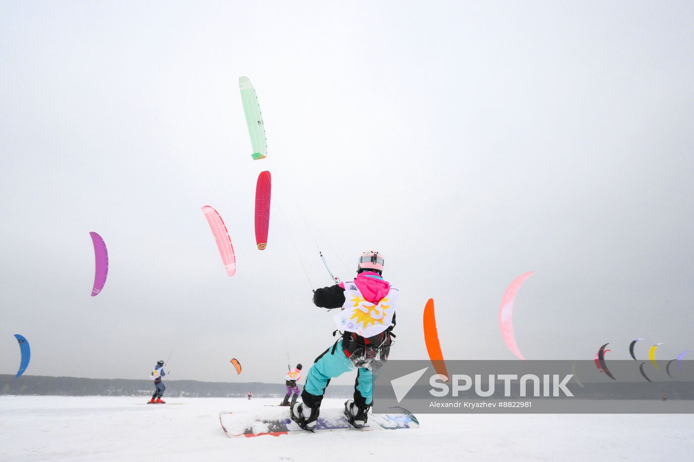 Russia Snowkiting