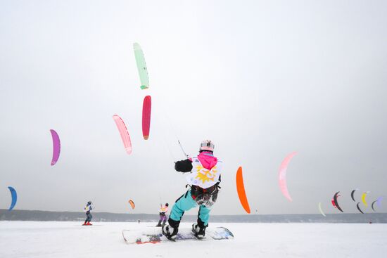 Russia Snowkiting