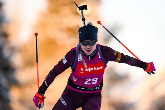 Russia Biathlon Cup Women Sprint