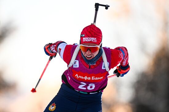 Russia Biathlon Cup Women Sprint