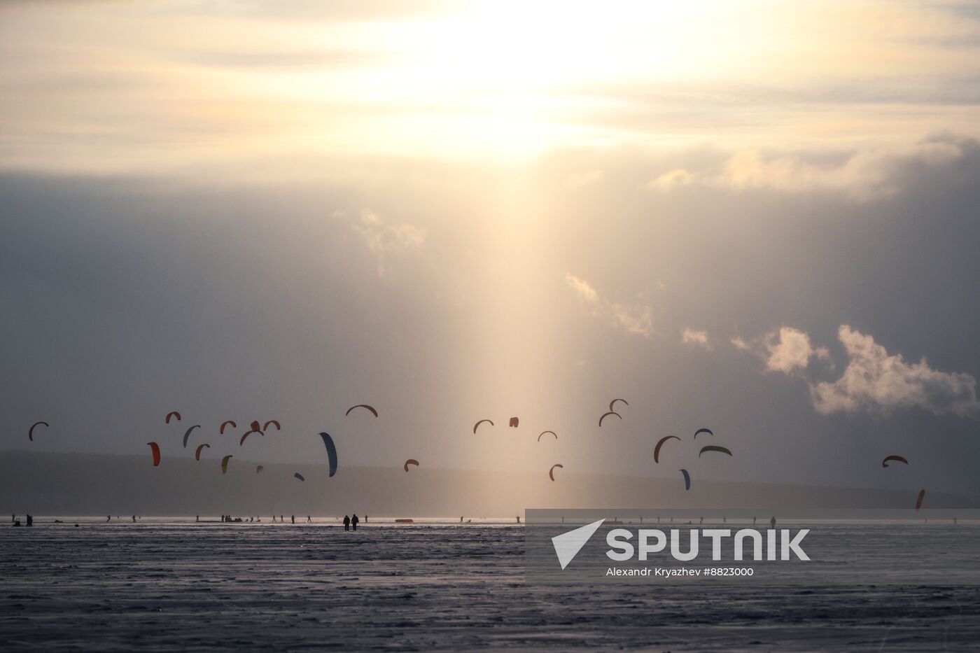 Russia Snowkiting