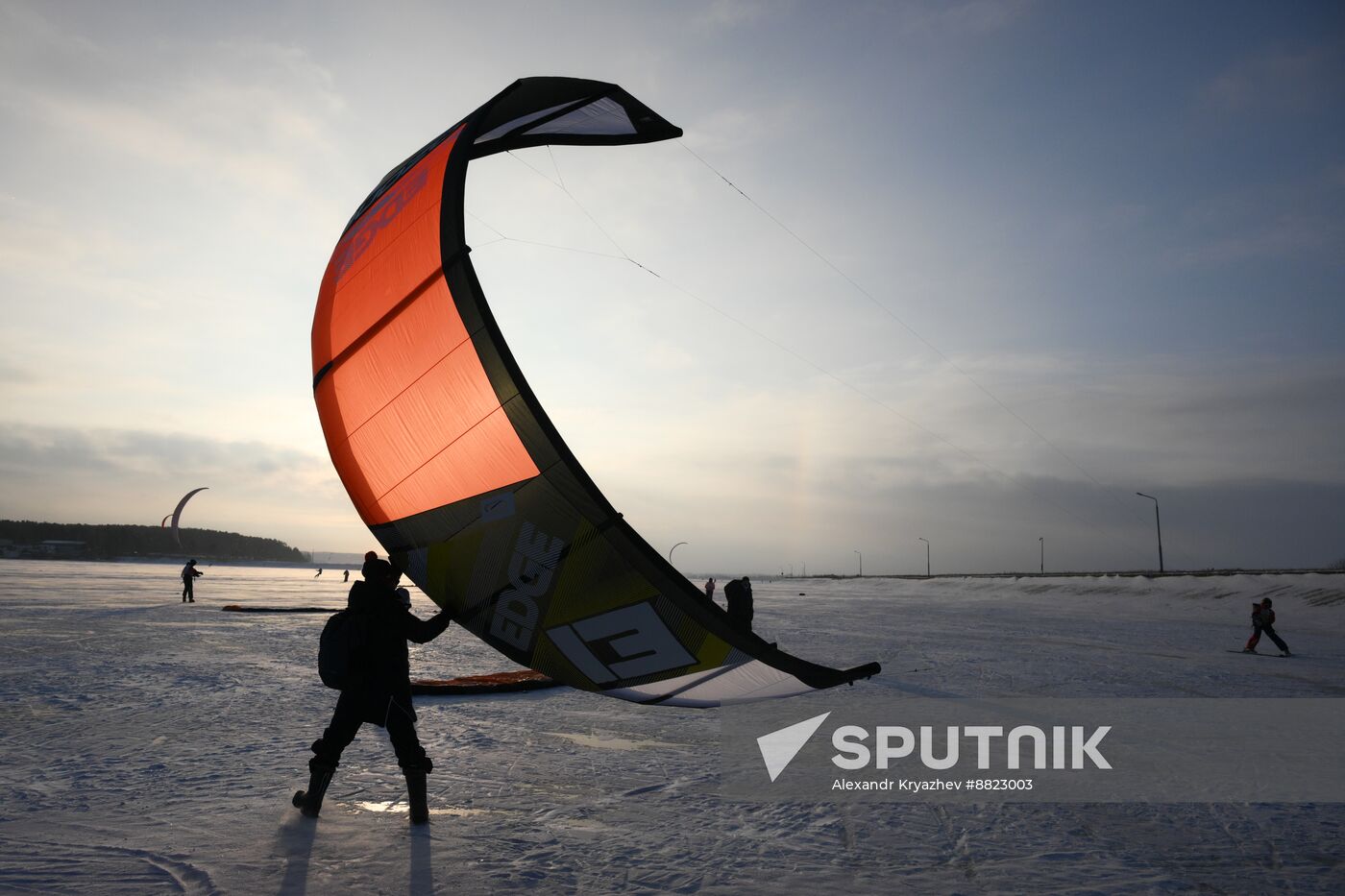 Russia Snowkiting