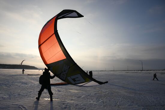 Russia Snowkiting