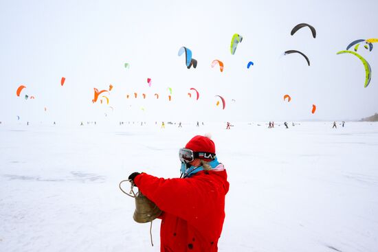 Russia Snowkiting