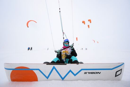 Russia Snowkiting