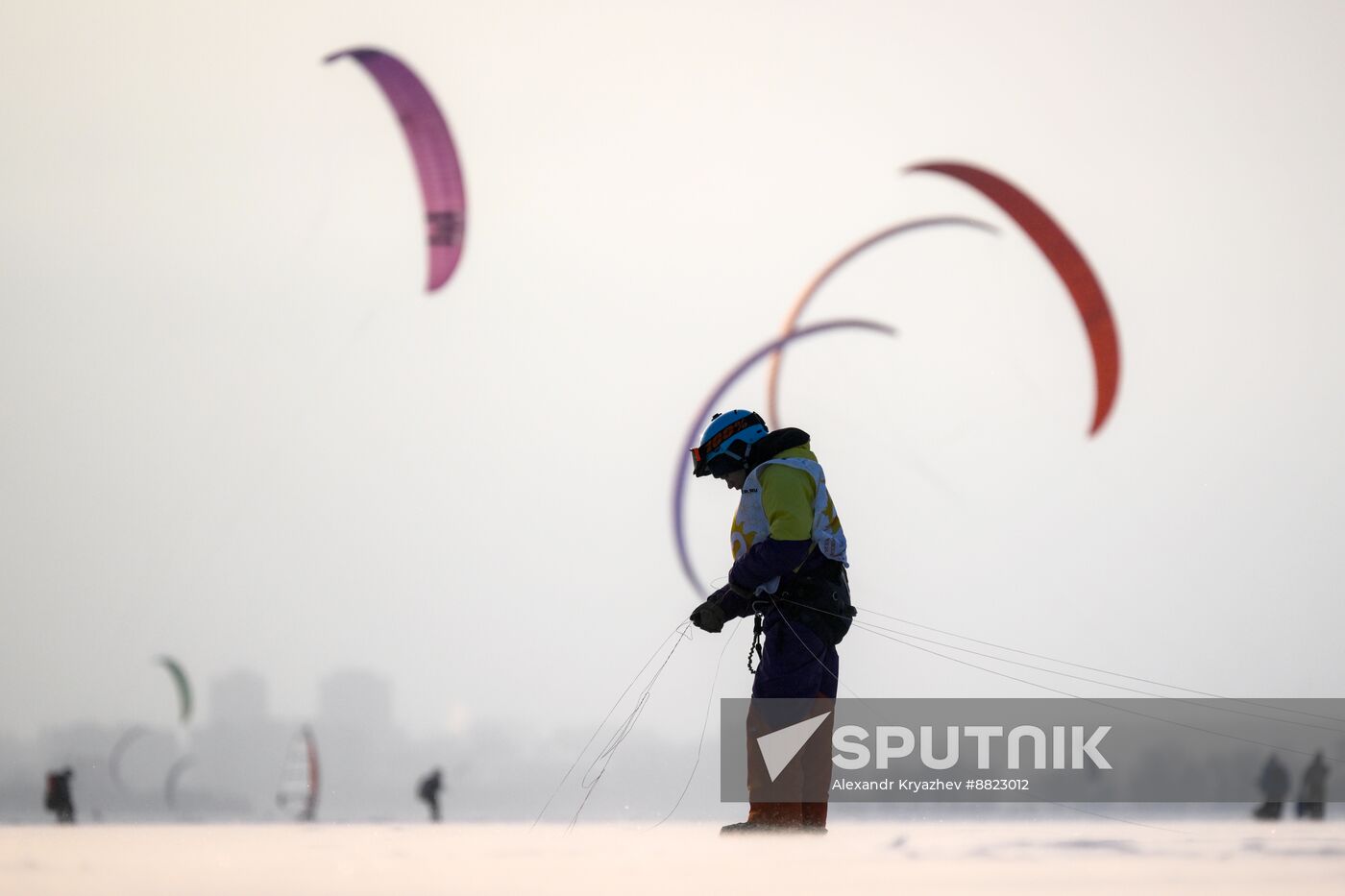 Russia Snowkiting