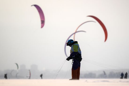 Russia Snowkiting