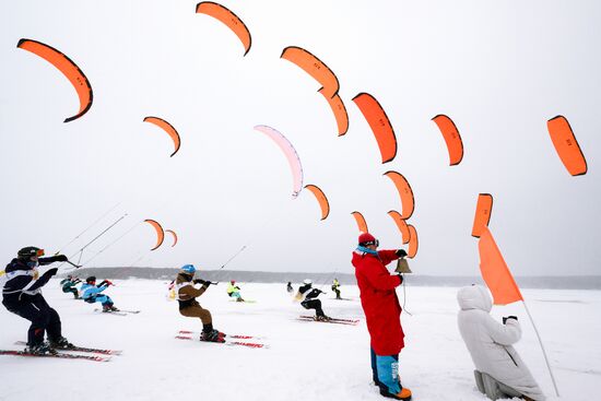 Russia Snowkiting