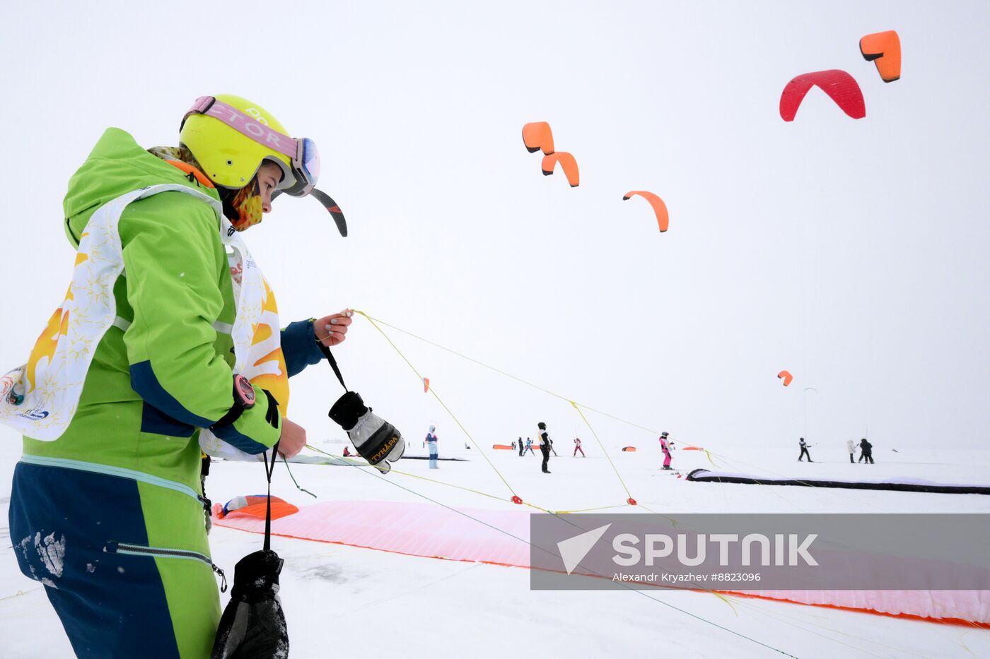 Russia Snowkiting