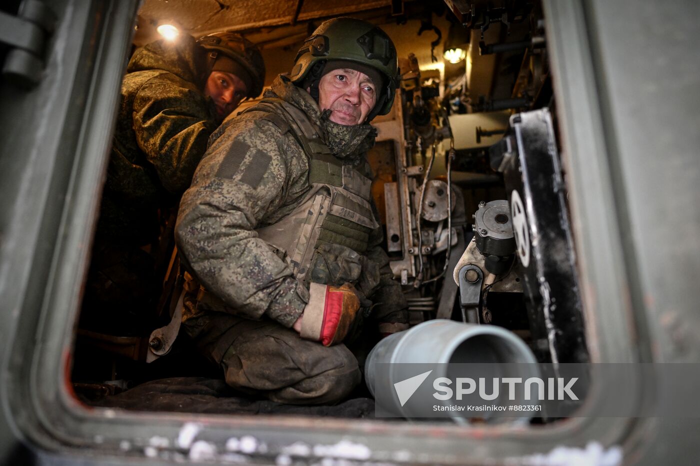 Russia Ukraine Military Operation Artillery Unit