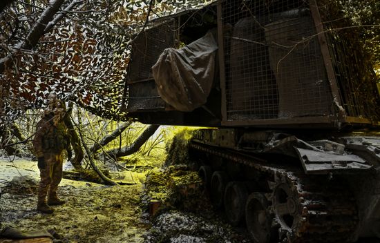 Russia Ukraine Military Operation Artillery Unit