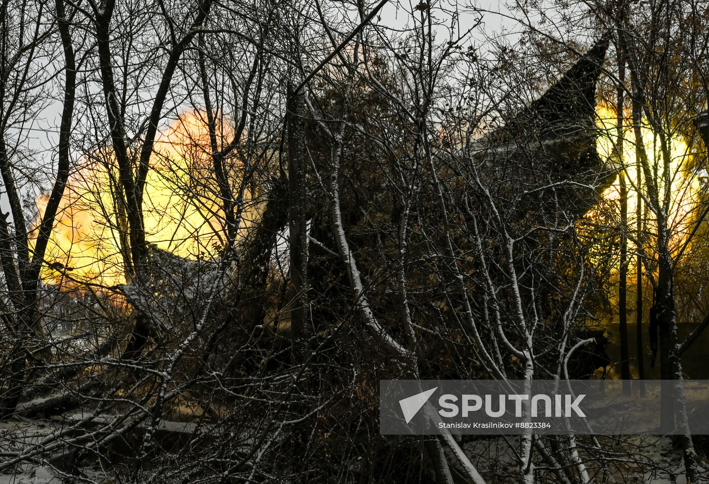 Russia Ukraine Military Operation Artillery Unit