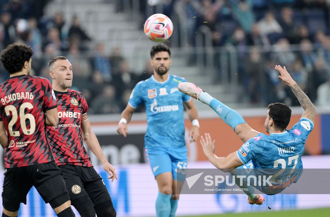 Russia Soccer Premier-League Zenit - Akron