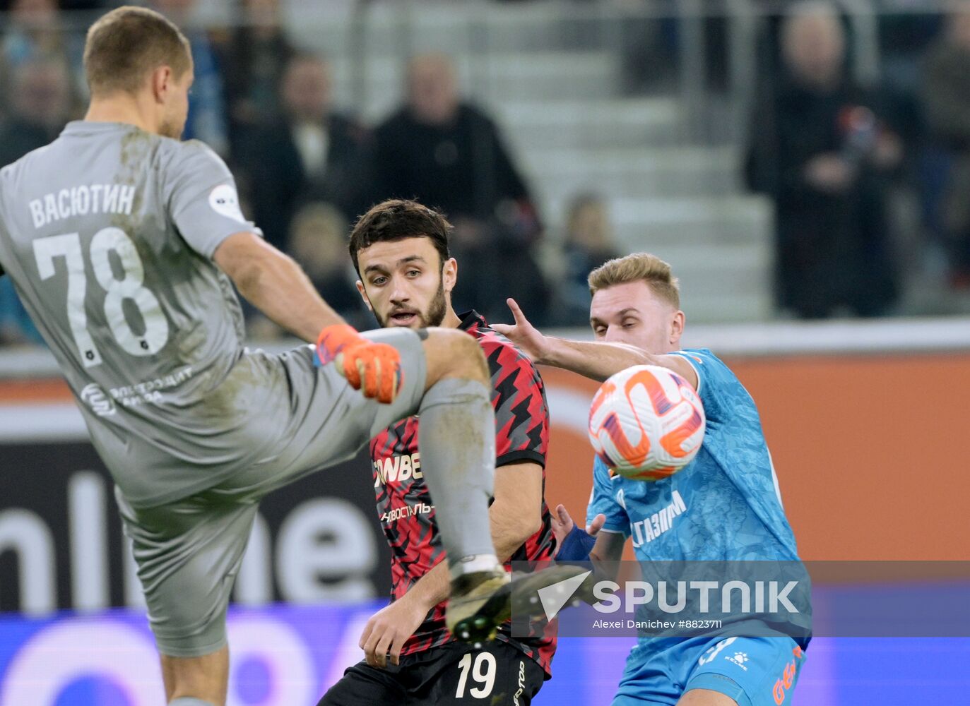 Russia Soccer Premier-League Zenit - Akron