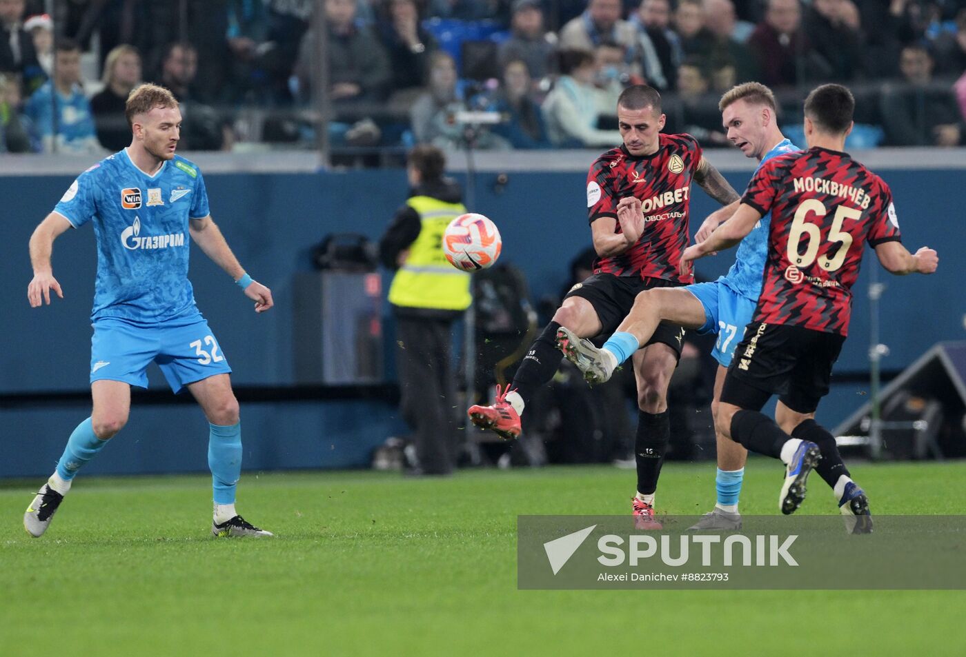 Russia Soccer Premier-League Zenit - Akron