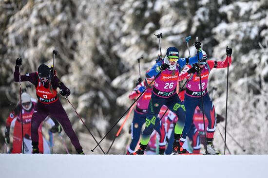 Russia Biathlon Cup Women Mass Start