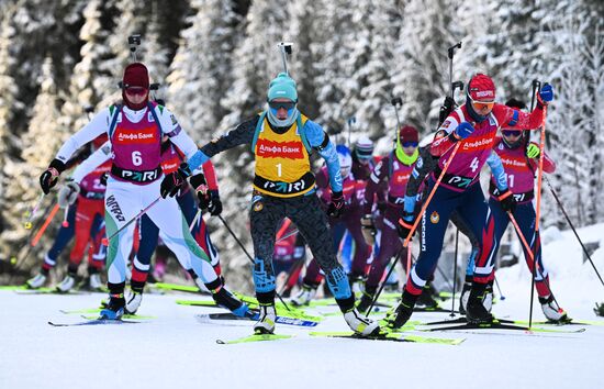 Russia Biathlon Cup Women Mass Start