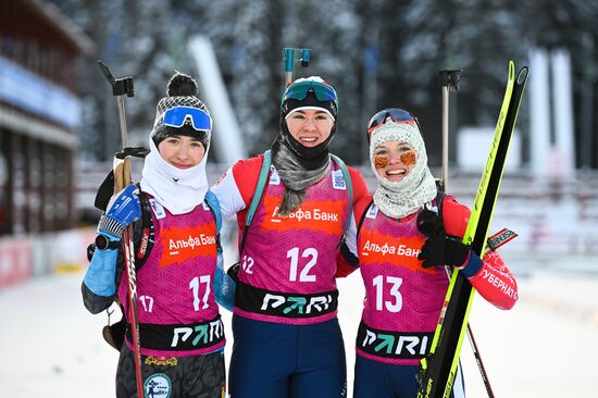 Russia Biathlon Cup Women Mass Start