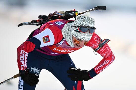 Russia Biathlon Cup Women Mass Start