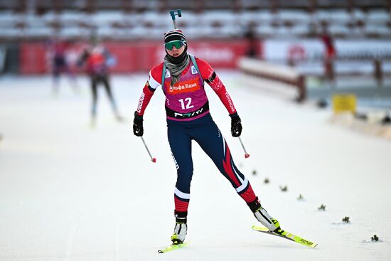 Russia Biathlon Cup Women Mass Start