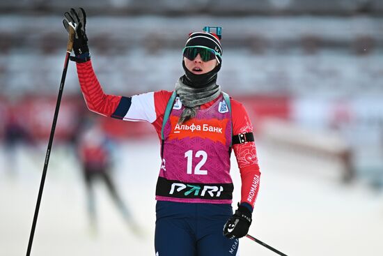 Russia Biathlon Cup Women Mass Start