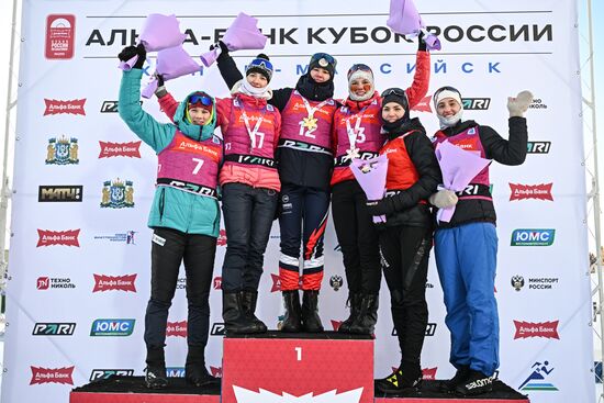 Russia Biathlon Cup Women Mass Start