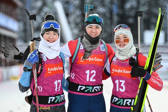 Russia Biathlon Cup Women Mass Start