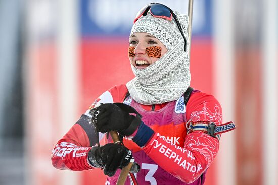 Russia Biathlon Cup Women Mass Start