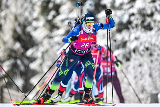 Russia Biathlon Cup Women Mass Start