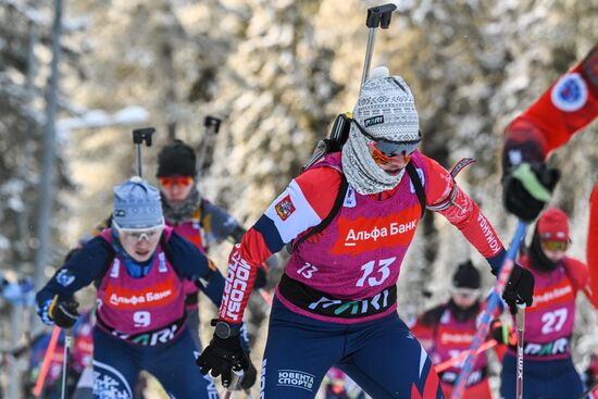 Russia Biathlon Cup Women Mass Start