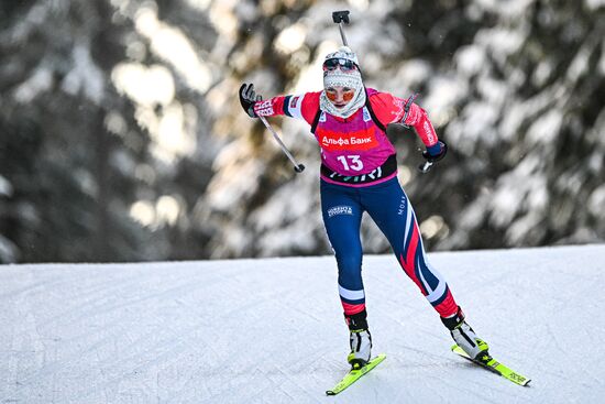 Russia Biathlon Cup Women Mass Start