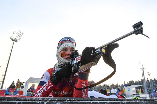 Russia Biathlon Cup Women Mass Start