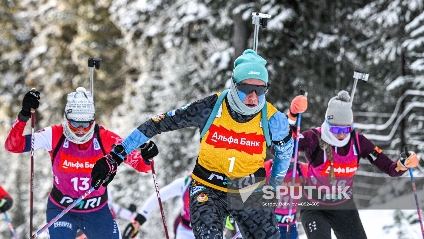 Russia Biathlon Cup Women Mass Start