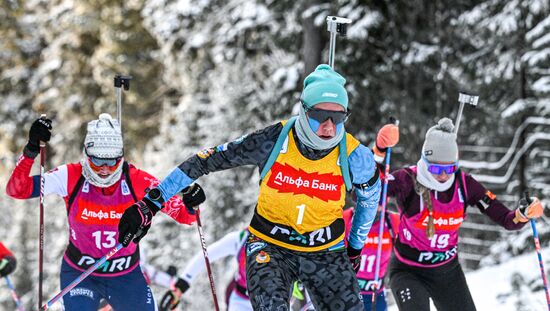 Russia Biathlon Cup Women Mass Start