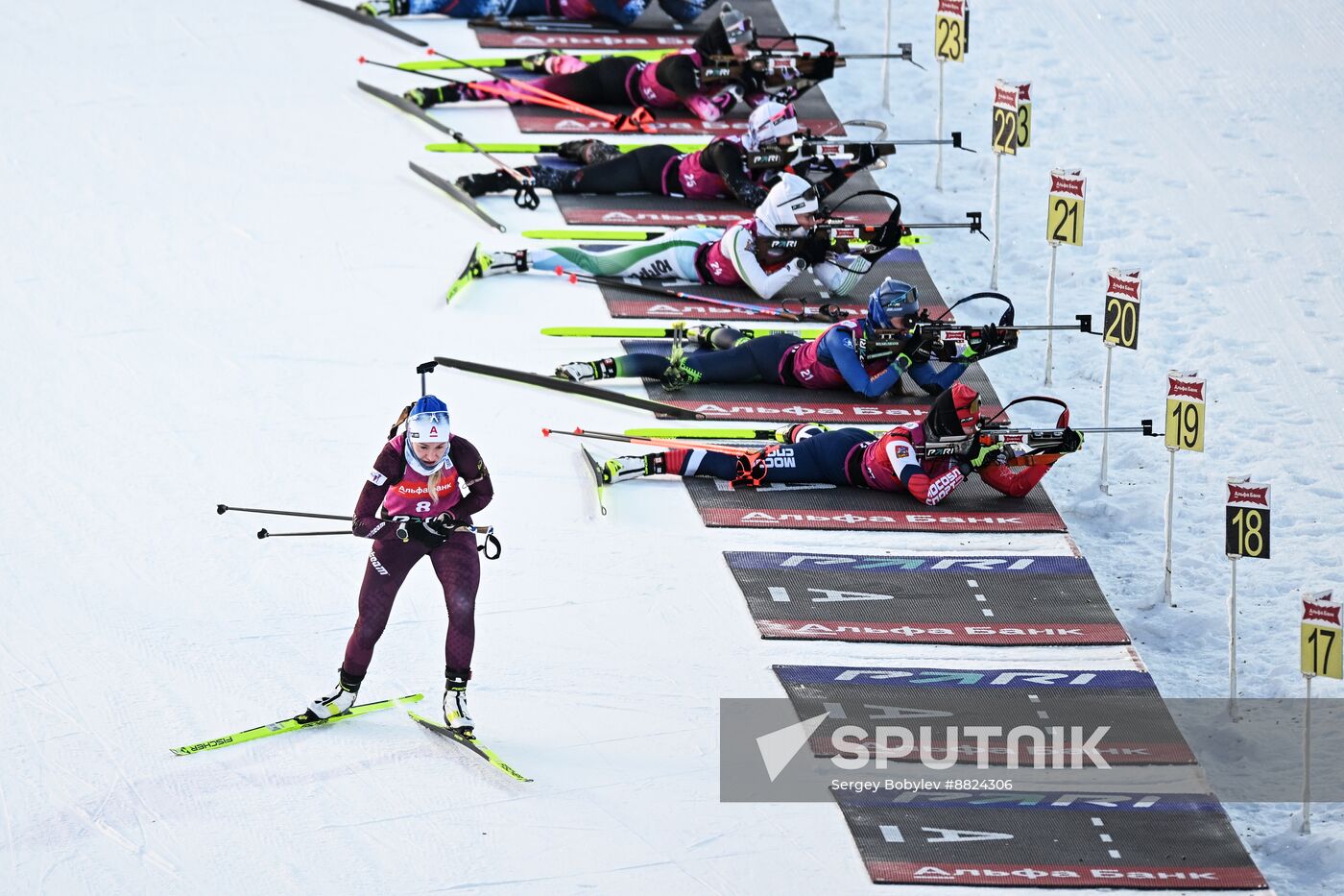 Russia Biathlon Cup Women Mass Start