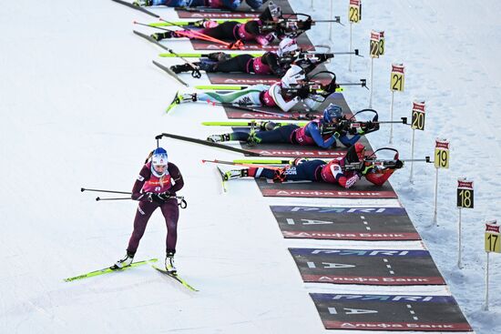 Russia Biathlon Cup Women Mass Start